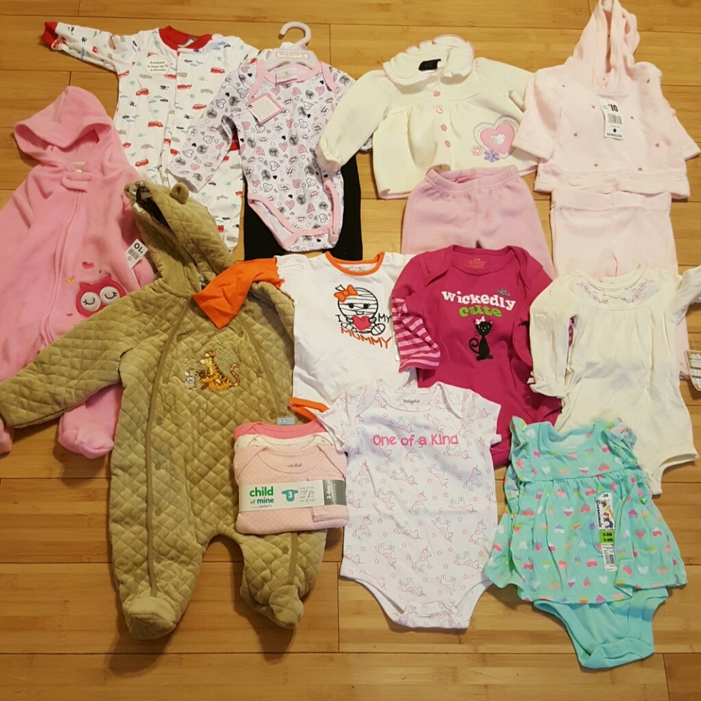 girl 3-6m lot